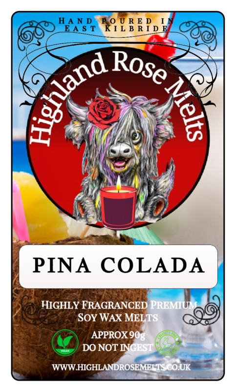 PINA COLADA WAX MELT clam shell