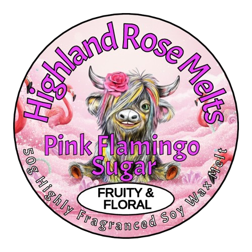 PINK FLAMINGO SUGAR MELT POT