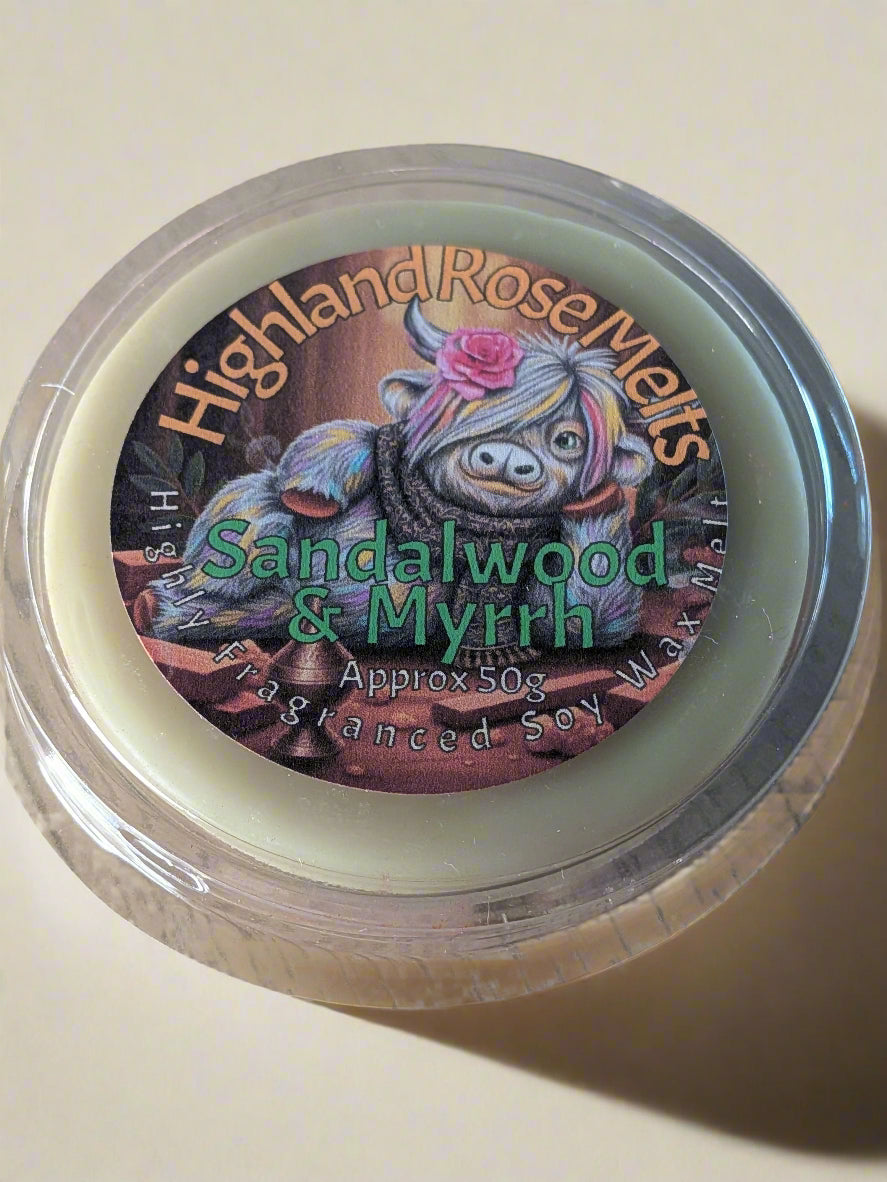 SANDALWOOD AND MYRRH MELT POT