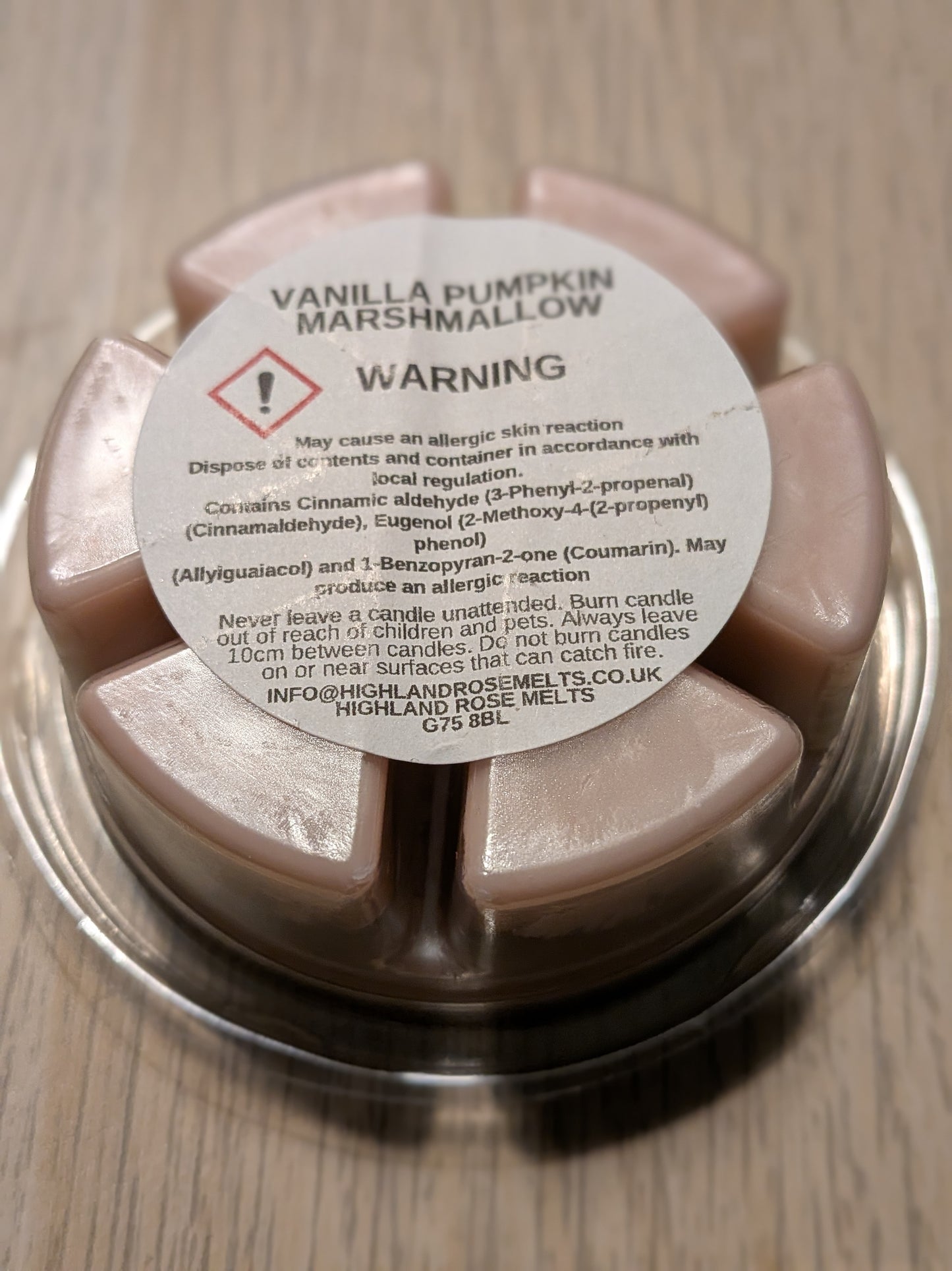 VANILLA PUMPKIN MARSHMALLOW MELT POT