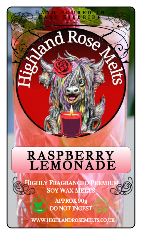 RASPBERRY LEMONADE WAX MELT clam shell