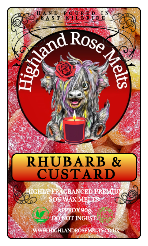 RHUBARB AND CUSTARD WAX clam shell
