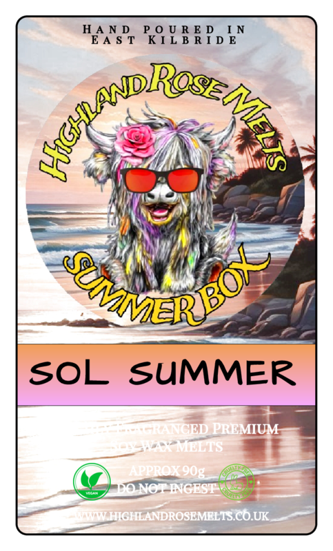 SOL SUMMER WAX MELT clam shell (melt club members only)