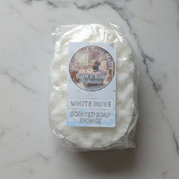 WHITE DOVE SCENTED SOAP SPONGE