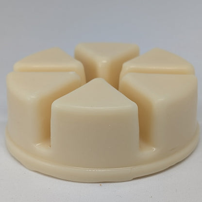 Almond Silk wax melt close up 2