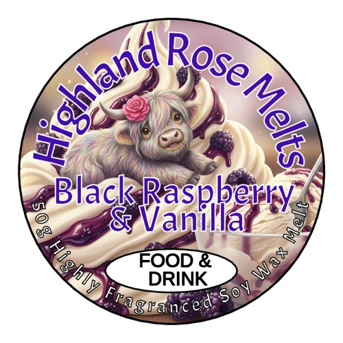 BLACK RASPBERRY AND VANILLA WAX MELT POT