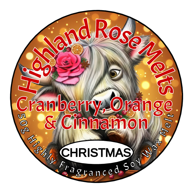 CRANBERRY ORANGE AND CINNAMON WAX MELT POT