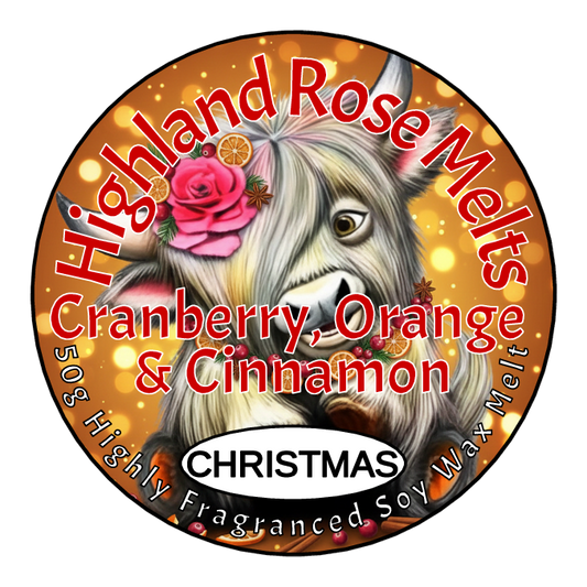 CRANBERRY ORANGE AND CINNAMON WAX MELT POT
