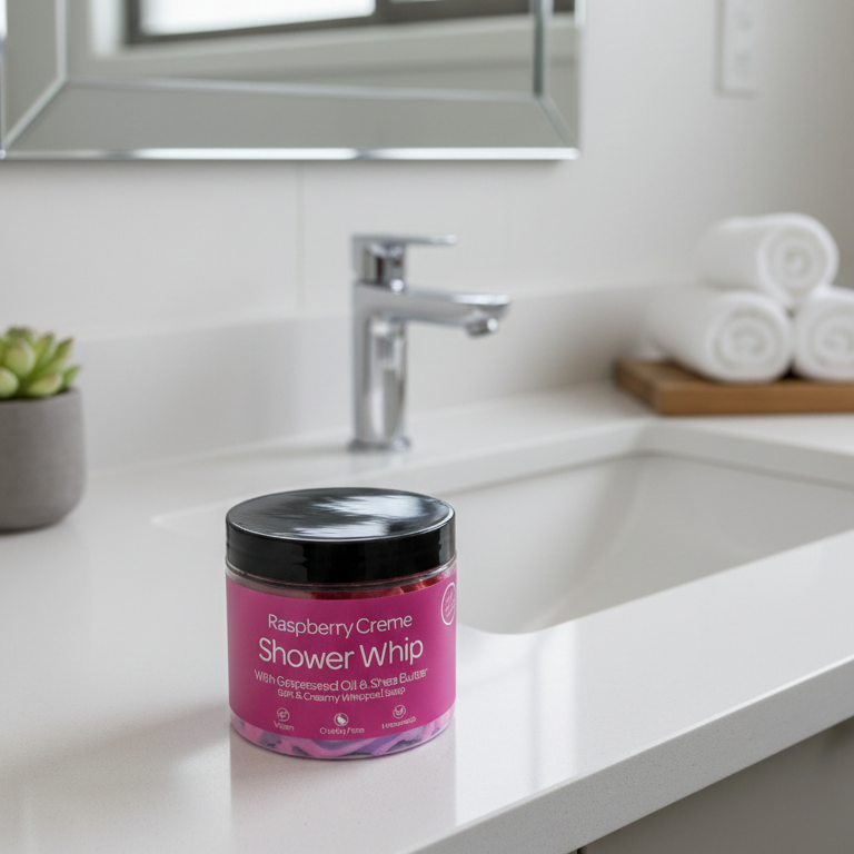 RASPBERRY CREME SHOWER WHIP