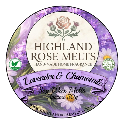 Lavender and Chamomile Wax Melt Pot