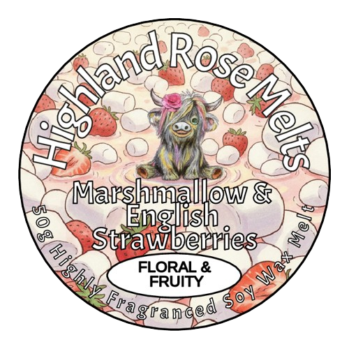 MARSHMALLOWS AND ENGLISH STRAWBERRIES MELT POT