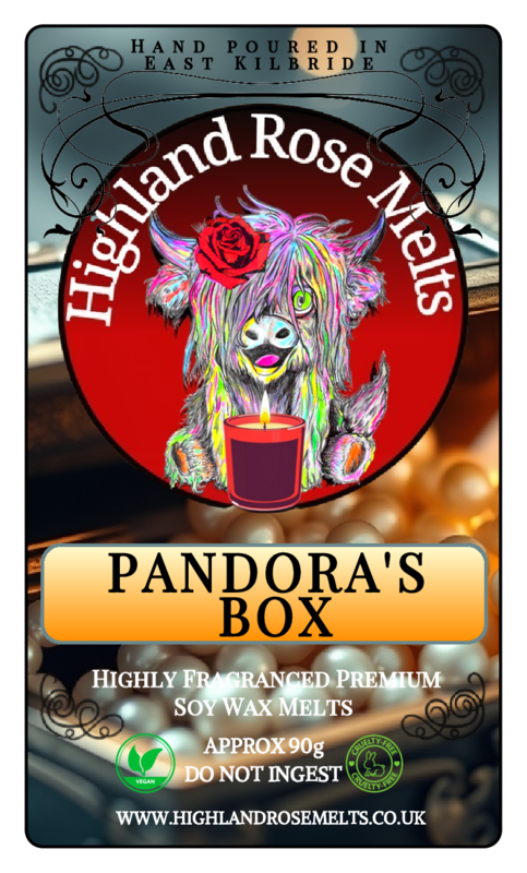 PANDORA'S BOX WAX MELT clam shell