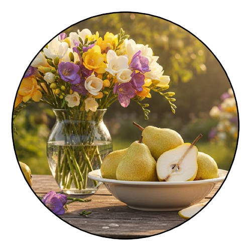 PEAR AND FREESIA WAX MELT POT