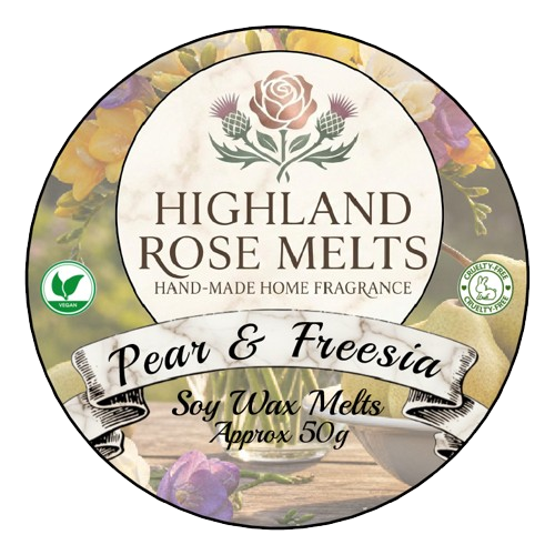 PEAR AND FREESIA WAX MELT POT