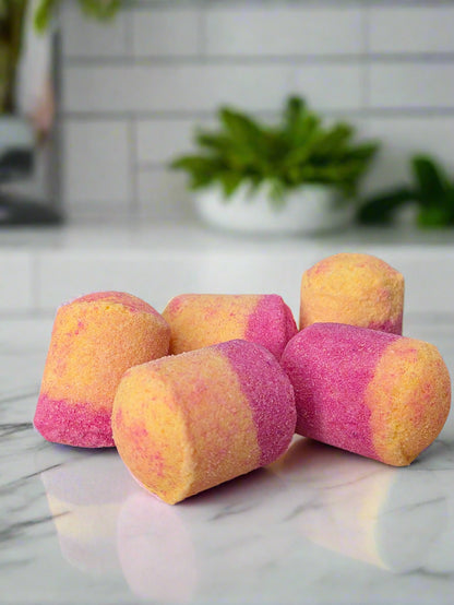 RHUBARB & CUSTARD MINI BATH BOMBS