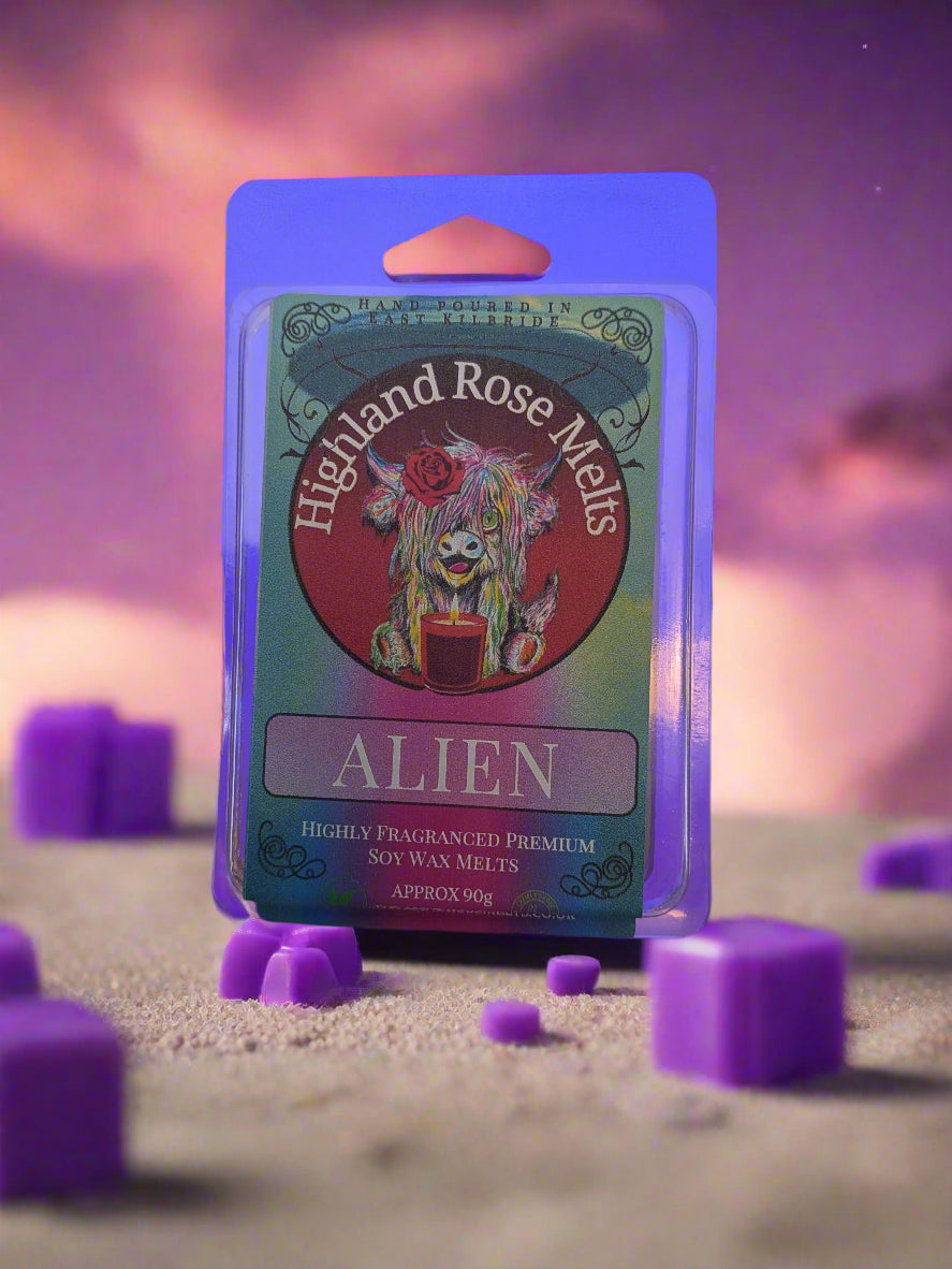 ALIEN WAX MELT clam shell