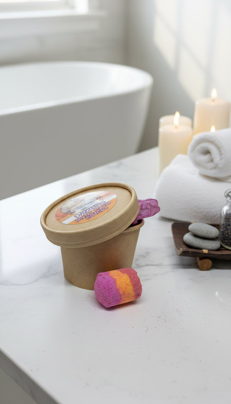 DAZZLING MINI BATH BOMBS