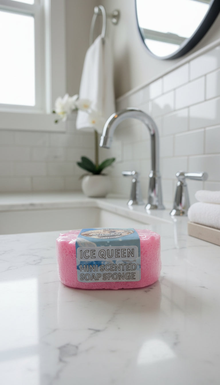 ICE QUEEN MINI SCENTED SOAP SPONGE