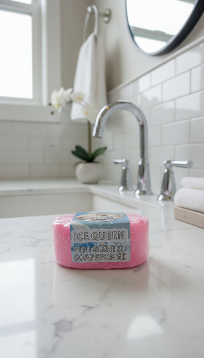 ICE QUEEN MINI SCENTED SOAP SPONGE