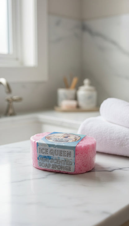 ICE QUEEN MINI SCENTED SOAP SPONGE