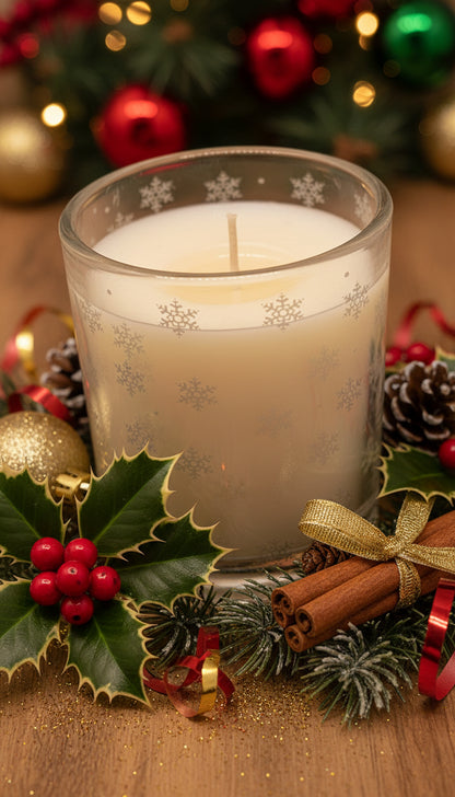 GOLDEN EMBERS AND PLUM CANDLE