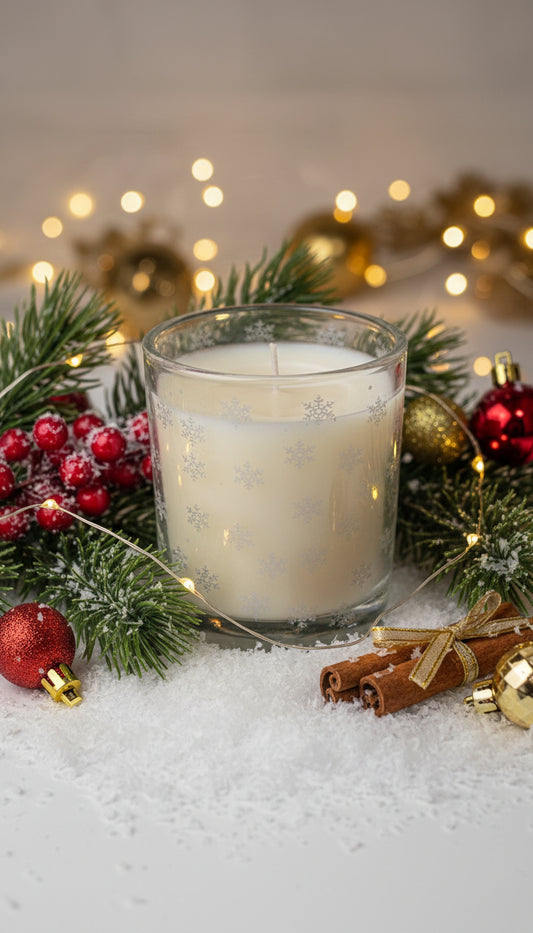 CRANBERRY ORANGE AND CINNAMON CANDLE