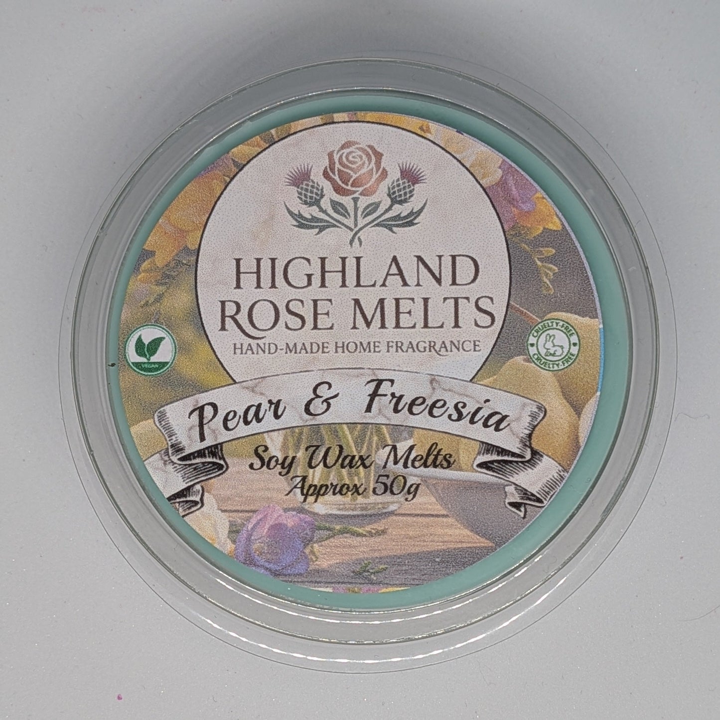 PEAR AND FREESIA WAX MELT POT