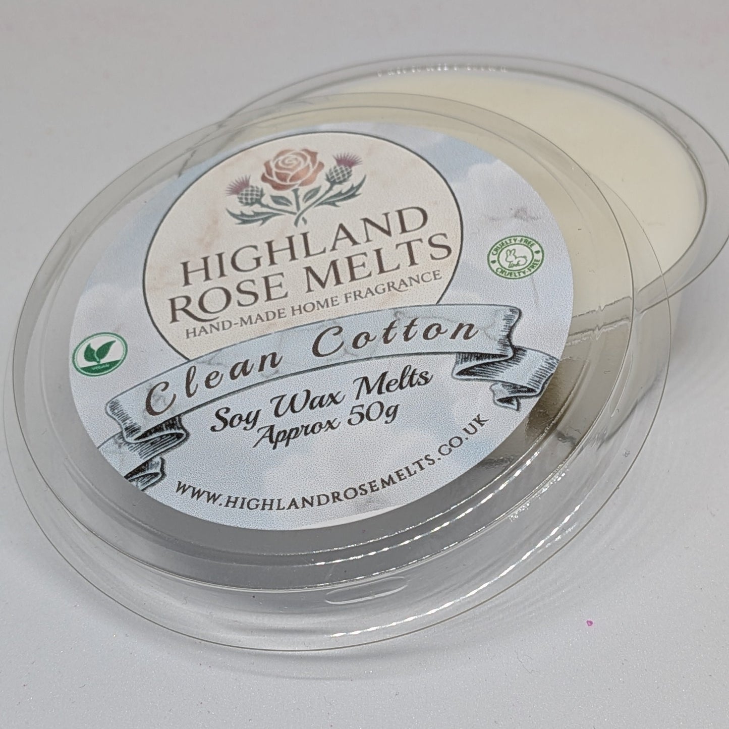 CLEAN COTTON WAX MELT POT