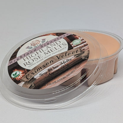 Crimson Velvet Wax Melt Pot  (Highland Signature)