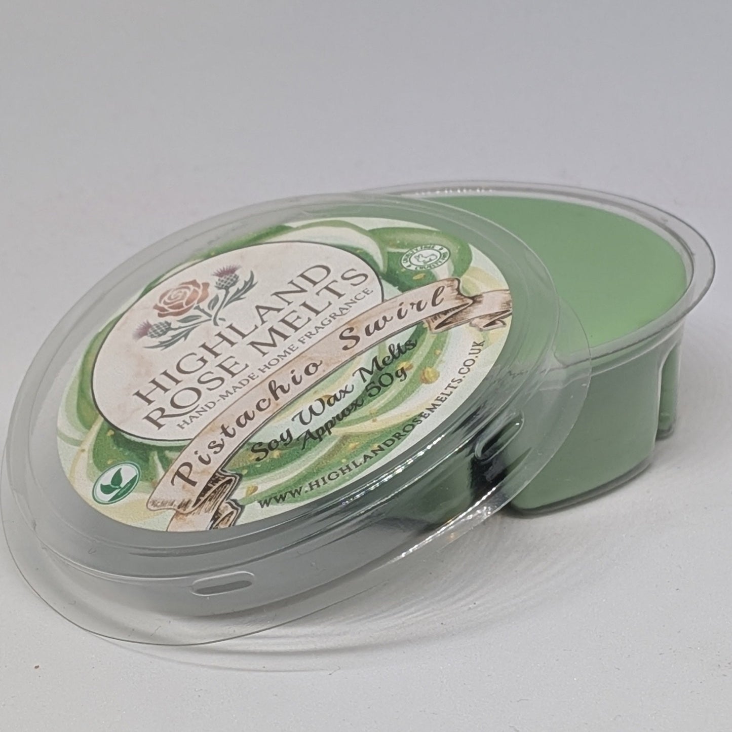 Pistachio Swirl Wax Melt Pot