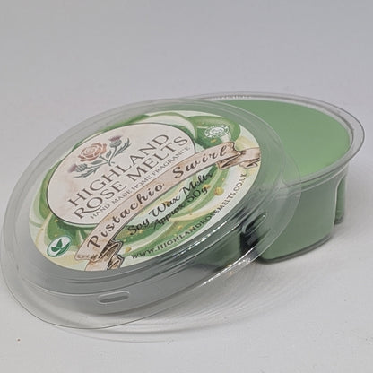 Pistachio Swirl Wax Melt Pot