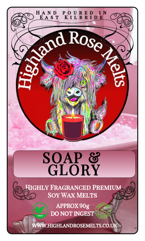 SOAP AND GLORY WAX MELT clam shell