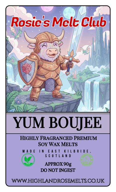 YUM BOUJEE WAX MELT clam shell