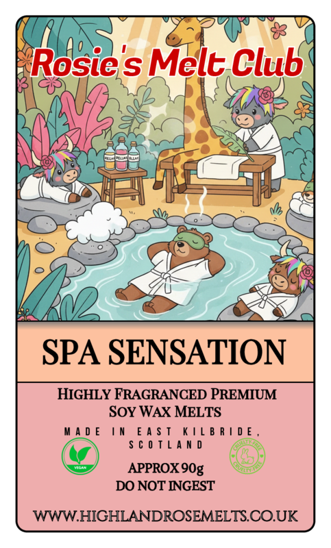 SPA SENSATION WAX MELT clam shell