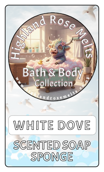 WHITE DOVE SCENTED SOAP SPONGE