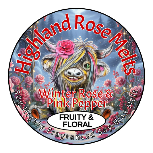 WINTER ROSE AND PINK PEPPER MELT POT