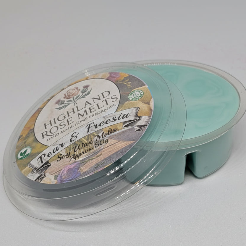 PEAR AND FREESIA WAX MELT POT