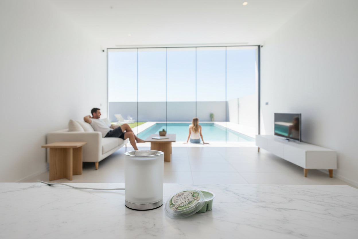 Pistachio Swirl Wax Melt Pot