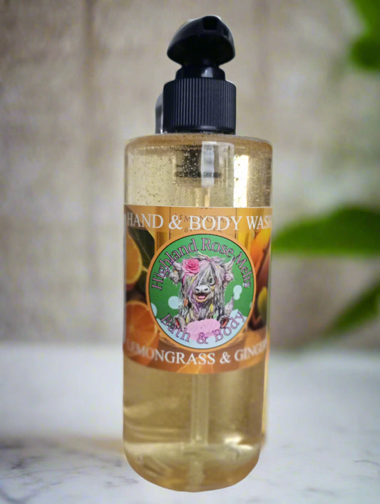 LEMONGRASS & GINGER HAND AND BODY WASH