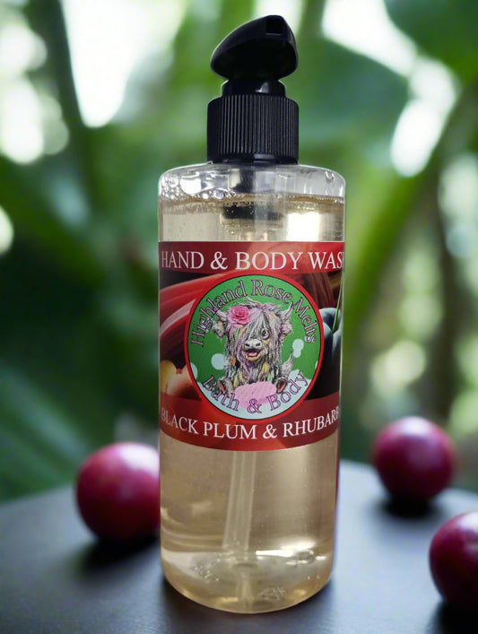 BLACK PLUM & RHUBARB HAND AND BODY WASH